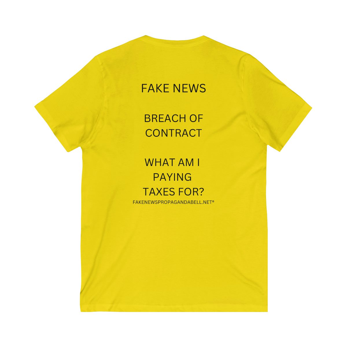 BREACH OF CONTRACT  Unisex Jersey Short Sleeve V-Neck Tee