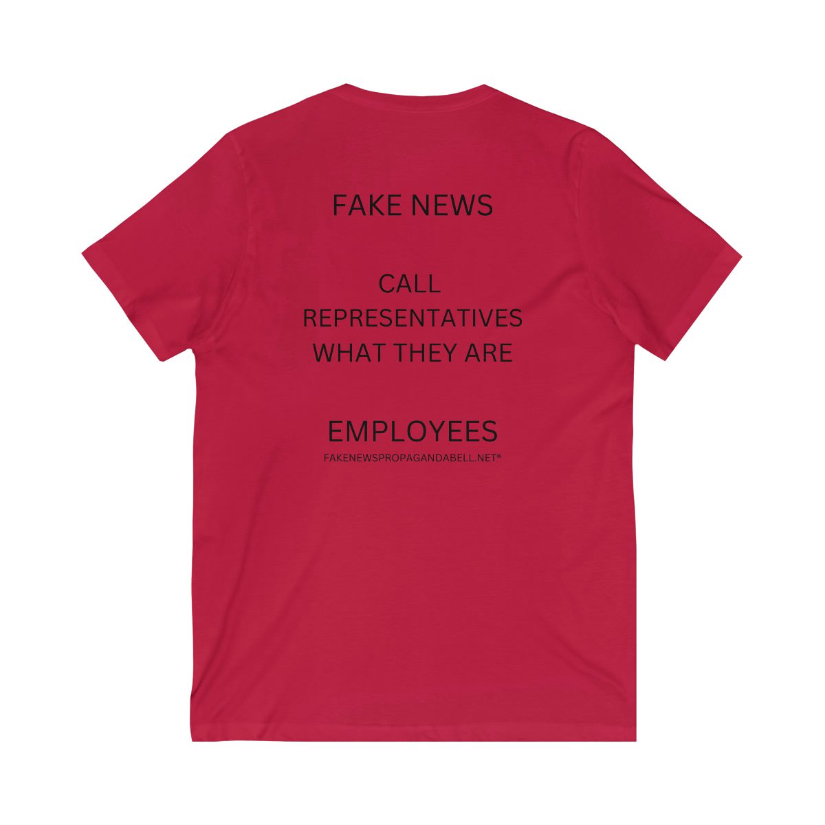 CALL REPRESENTATIVES WHAT THEY ARE… Unisex Jersey Short Sleeve V-Neck Tee