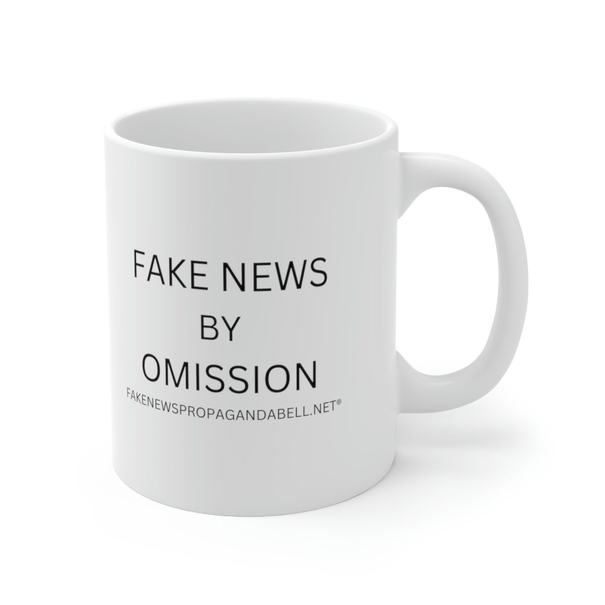 FAKE NEWS BY OMISSION  Ceramic Mug 11oz